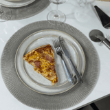 Prato Raso Bio Green Granite Stoneware 27,5cm - Ela Decora