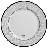 Prato Raso Butcher Barbecue B Churrasco Cerâmica 28,5cm - Ela Decora