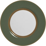 Prato Raso Celebrate Verde Cerâmica 28,5cm - Ela Decora