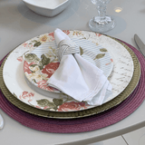 Prato Raso em Cerâmica Adore Liso 28,5cm - Ela Decora