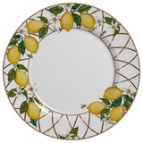 Prato Raso Limão Siciliano Cerâmica 28,5cm - Ela Decora
