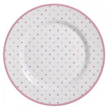 Prato Raso Páscoa Coelha Amy Rosa 28,5 cm - Ela Decora