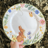 Prato Raso Páscoa Easter Garden 28,5cm - Ela Decora