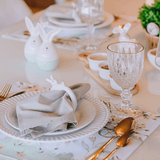 Prato Raso Roma Branco 26cm - Ela Decora