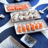 Prato Retangular em Porcelana Koji 25cm - Ela Decora