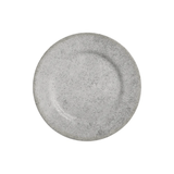 Prato Sobremesa de Cerâmica Concrete Acetinado 21cm - Ela Decora