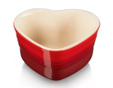 Ramekin Bowl em Formato de Coração Vermelho Le Creuset - Ela Decora