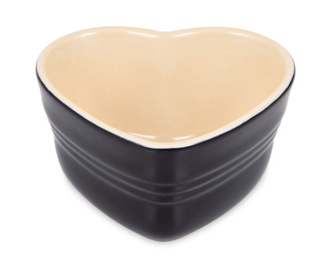 Ramekin de Coração Black Onyx Preto Le Creuset - Ela Decora