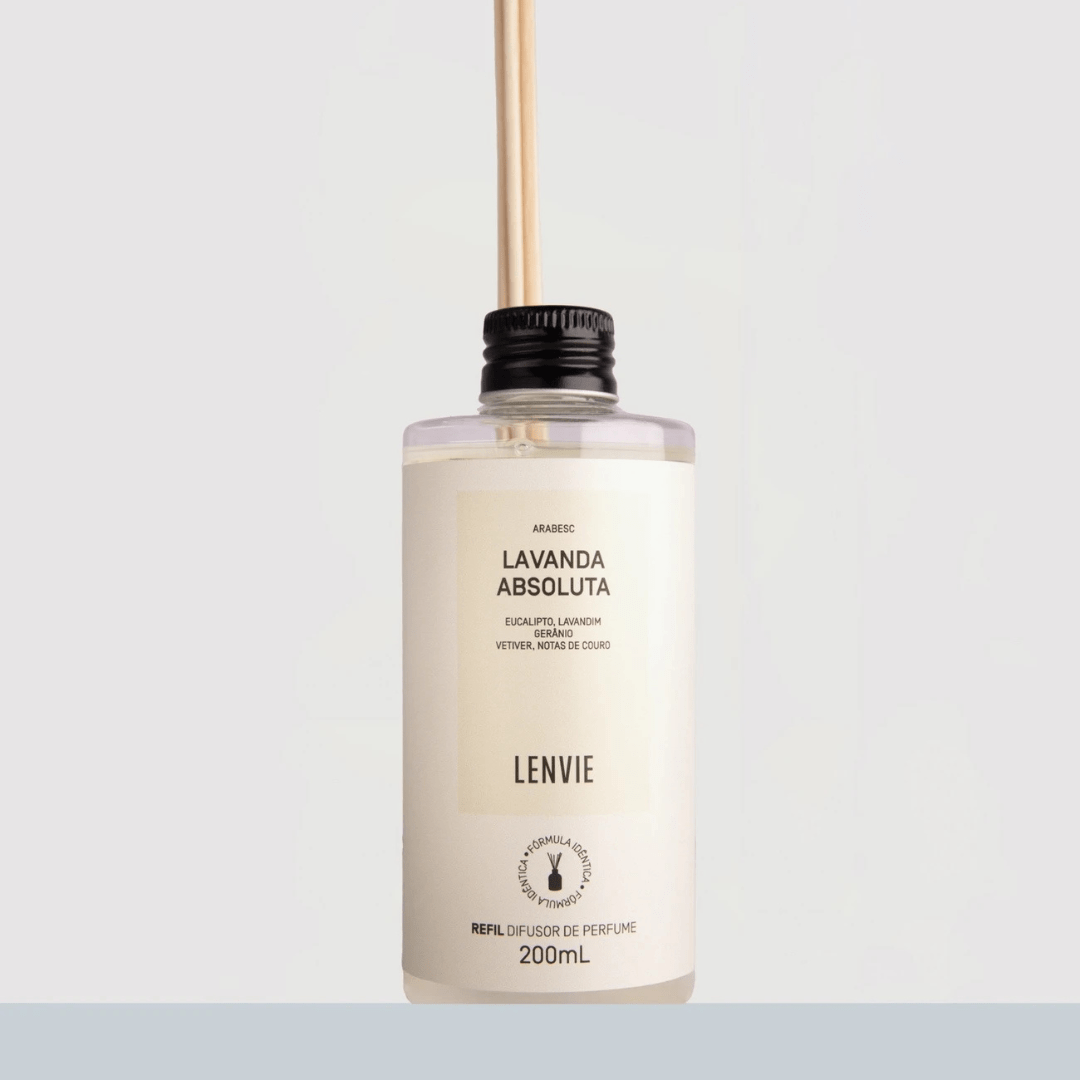 Refil Difusor de Perfume Lavanda Absoluta 200ml L'envie - Ela Decora