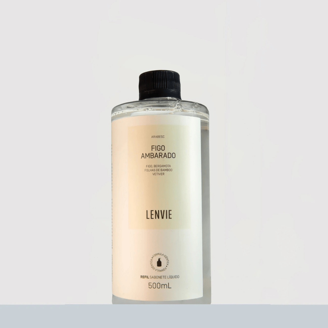 Refil Sabonete Liquido Figo Ambarado 500ml L'envie - Ela Decora