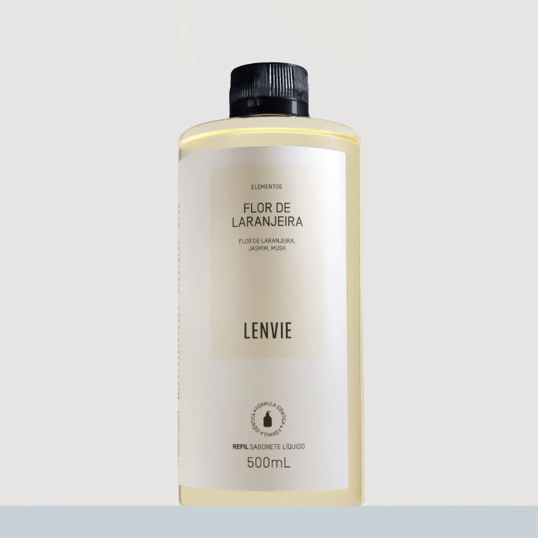 Refil Sabonete Liquido Flor de Laranjeira 500ml L'envie - Ela Decora