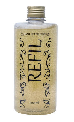 Refil Sabonete Líquido Glitter Aroma Tênue 500ml - Ela Decora