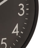 Relógio de Parede Basic Preto 30cm - Ela Decora