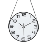 Relógio de Parede com Alça Preto - Ela Decora