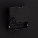 Relógio de Parede em Plástico Quartz Branco e Preto 30,5cm - Ela Decora