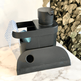 Rodo Para Pia Compacto Trium Preto Fechado - Ela Decora