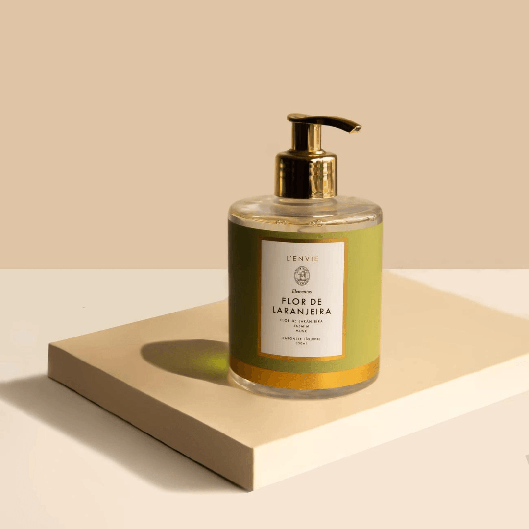 Sabonete Líquido Flor de Laranjeira Elementos 350ml L'envie - Ela Decora