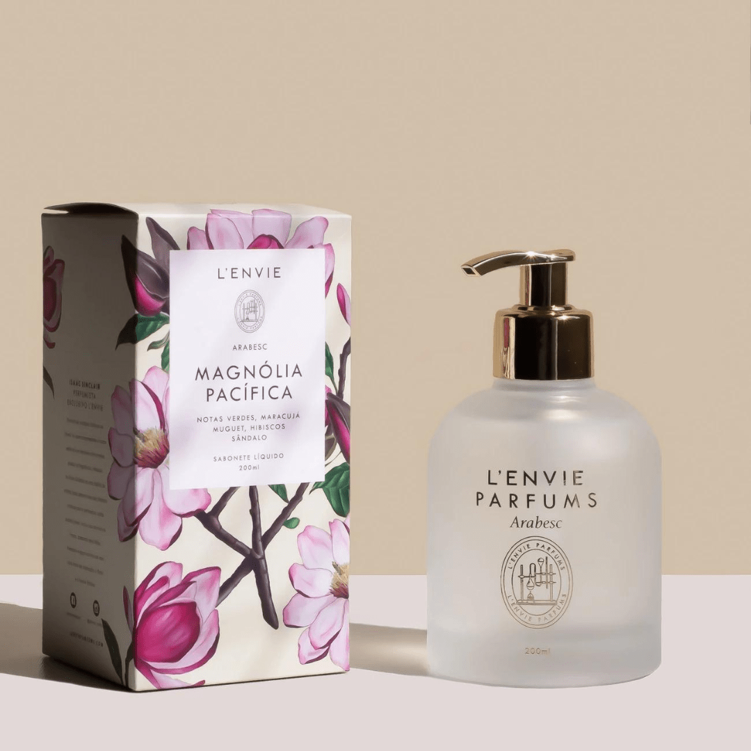 Sabonete Líquido Magnólia Pacífica Arabesc 200ml - Ela Decora