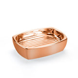 Saboneteira Bancada Rose Gold Linha Conceito - 12,8cm - Ela Decora