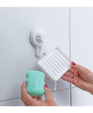 Saboneteira Branca com Ventosa - Ela Decora