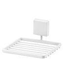 Saboneteira com Fixação Parafuso 12cm x 10,5 cm x 6 cm Branco Fosco - Ela Decora