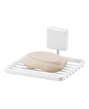 Saboneteira com Fixação Parafuso 12cm x 10,5 cm x 6 cm Branco Fosco - Ela Decora