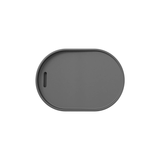 Saboneteira de Bancada Serene Chumbo 13cm - Ela Decora