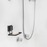 Saboneteira de Parede com Ventosa 12 cm Preto Fosco Fácil Instalação - Ela Decora