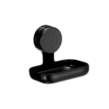 Saboneteira Plástica Dupla Face 3M Preto - Ela Decora