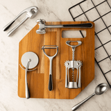 Saca Rolhas em Liga de Zinco com Cabo Antiderrapante - Ela Decora