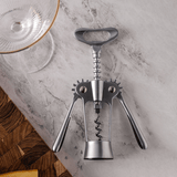 Saca Rolhas em Liga de Zinco com Cabo Antiderrapante - Ela Decora