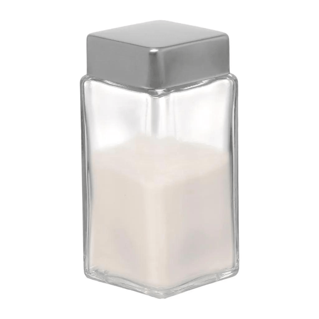 Saleiro e Pimenteiro de Vidro Mezza 130ml - Ela Decora