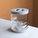 Pote de Armazenamento com Separador de Liquido Cinza 800ML