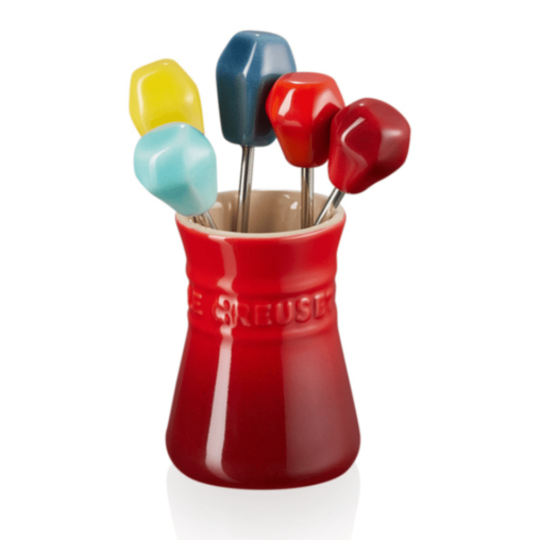 Set 5 Palitos para Aperitivo Coloridos Le Creuset - Ela Decora