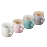 Set De 4 Canecas Cappuccino Cerâmica Calm Collection Le Creuset - 200 ml - Ela Decora