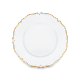 Sousplat Classique Branco e Dourado - Ela Decora