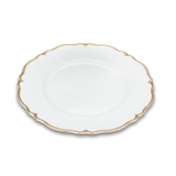 Sousplat Classique Branco e Dourado - Ela Decora