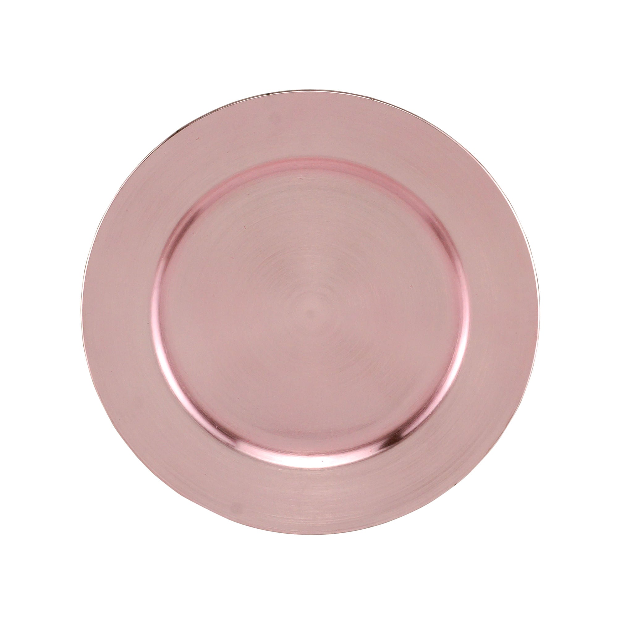 Sousplat de Plástico Opala Rose Gold 33cm - Ela Decora