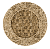 Sousplat Detroit Marrom 38cm - Ela Decora