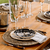 Sousplat Detroit Marrom 38cm - Ela Decora