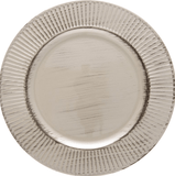 Sousplat Galles Radial Champagne Antique 33cm - Ela Decora
