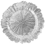 Sousplat Plástico Cromado 33cm - Ela Decora