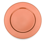 Sousplat Shine Rose Gold 33cm - Ela Decora