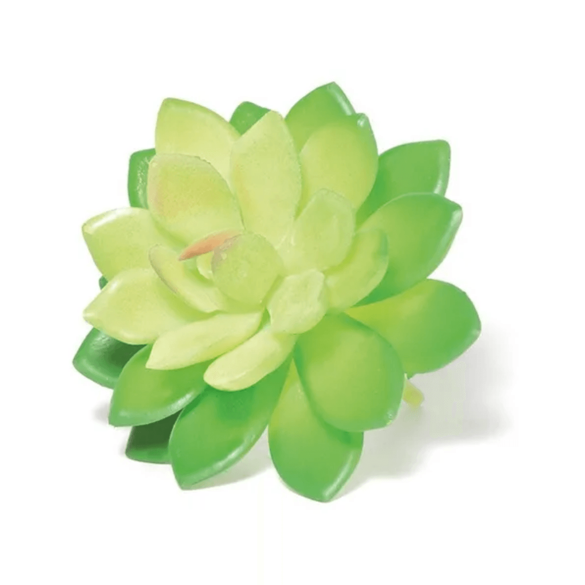 Suculenta Planta Permanente Verde Claro Artificial - 7,5 cm - Ela Decora