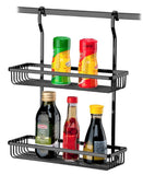 Suporte Cesto Retangular Duplo Para Barra Ônix - Ela Decora