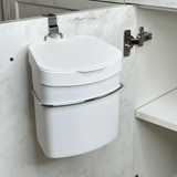 Suporte com Lixeira Plástica 2,5L para Porta de Armário - Ela Decora