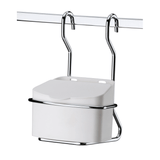 Suporte com Saleiro Plastico Branco - Ela Decora