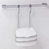 Suporte Cromado com Saleiro Branco 500g Para Barra - Ela Decora