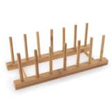 Suporte Escorredor de Pratos em Bambu Ecokitchen 29,5cm - Ela Decora