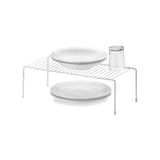 Suporte Organizador de Armário Grande 44,5cm Branco Design Moderno - Ela Decora